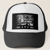 Shirten voor patriottische vrachtwagenchauffeurs m trucker pet (Voorkant)