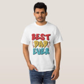 Shirten voor vaders | Beste papa ooit T-shirt (Voorkant volledig)