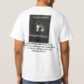 Shirten voor vaders en mentors t-shirt (Achterkant)