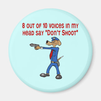 SHIRTpolitie_hond_K9a Magneet