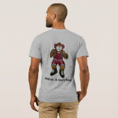 Shirtt for Wrestler - Attitude if Alles T-shirt (Achterkant volledig)