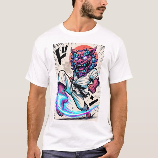 Shisa-Kick Fury T-shirt (Voorkant)