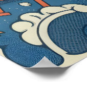 Shisa Wall Art Print Bold Okinawan Design (Hoek)