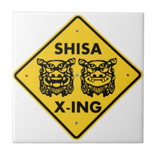 Shisa X-ing Tegeltje