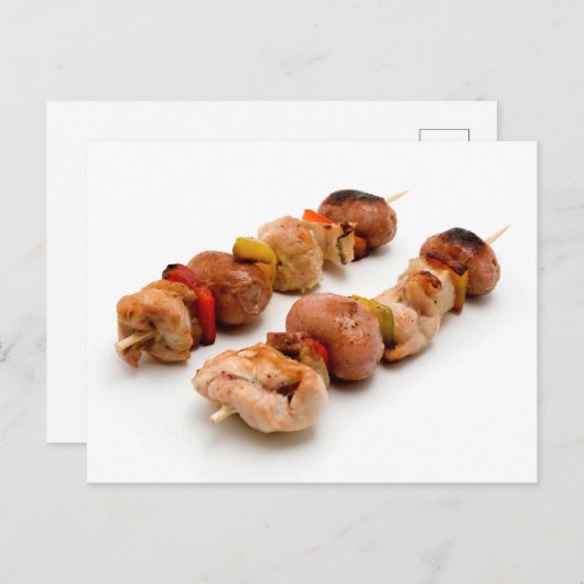 Shish Kebab Briefkaart (Voorkant / Achterkant)