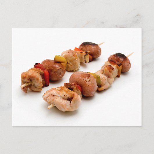 Shish Kebab Briefkaart (Voorkant)