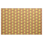 Shish Kebab Grilled Beef Vegetable Skewer Fabric Stof (Fat Quarter)