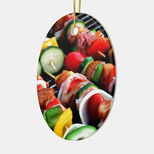 Shish Kebab Keramisch Ornament (Links)