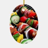 Shish Kebab Keramisch Ornament (Voorkant)