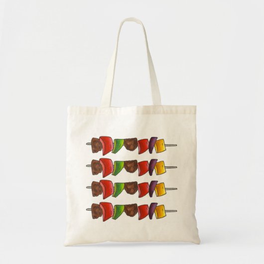 Shish Kebab Vegetable Skewer Grilling BBQ Tas (Voorkant)