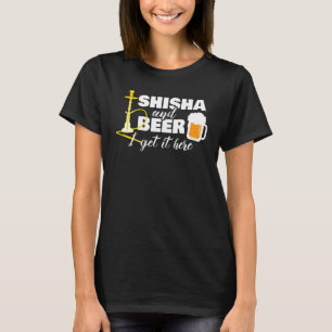 Shisha Beer Hookah Steam Smoke T-shirt