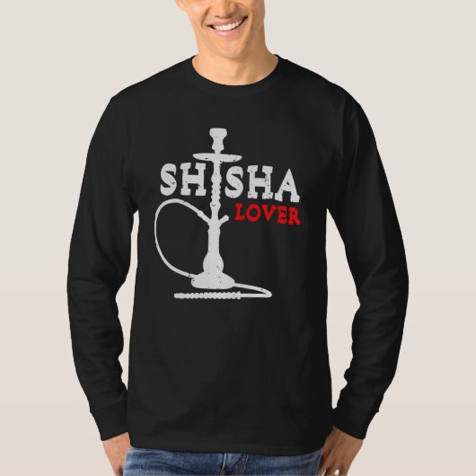 Shisha Hookah Steam Smoke T-shirt (Voorkant)