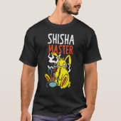 Shisha Master Shisha Hookah Roken T-shirt (Voorkant)