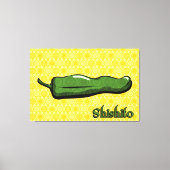Shishito Chili Pepper Canvas Kunst (Voorkant)