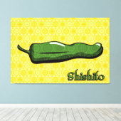 Shishito Chili Pepper Canvas Kunst (Insitu (Houten vloer))