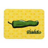 Shishito Chili Pepper Flexible Magnet Magneet (Horizontaal)