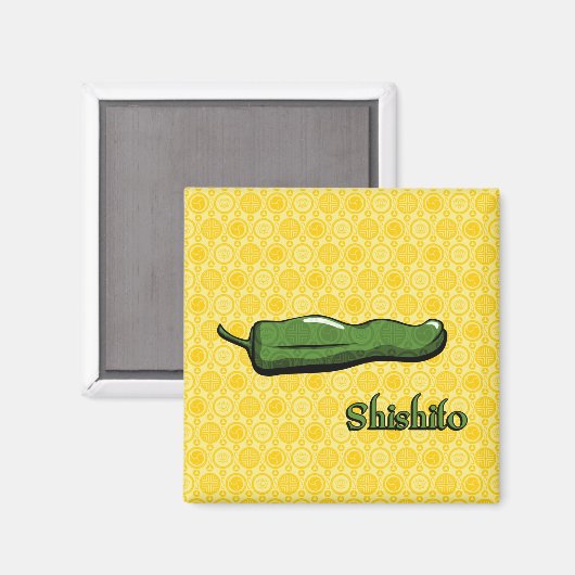 Shishito Chili Pepper Magnet (Voorkant / Achterkant)