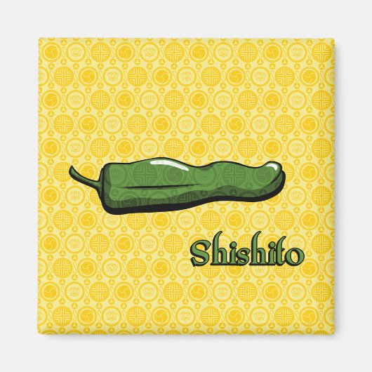 Shishito Chili Pepper Magnet (Voorkant)