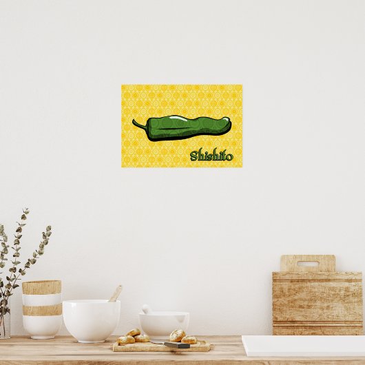 Shishito Chili Pepper Poster (Keuken)