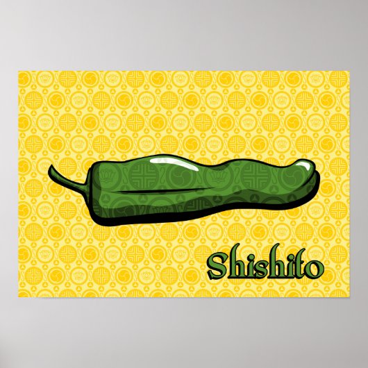 Shishito Chili Pepper Poster (Voorkant)