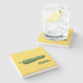 Shishito Chili Pepper Stone Onderzetter (Zijkant)