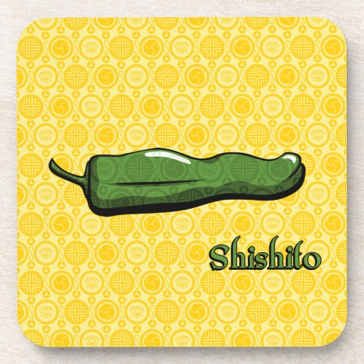 Shishito Chilipeper Plastische Onderzetter (Voorkant)