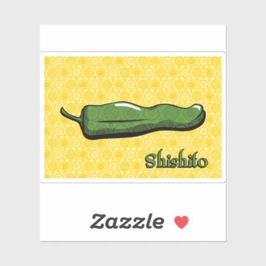 Shishito Chilipeper Sticker (Vel)