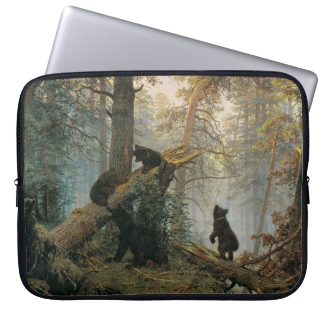 Shiskin's boslaptophoes laptop sleeve (Voorkant)