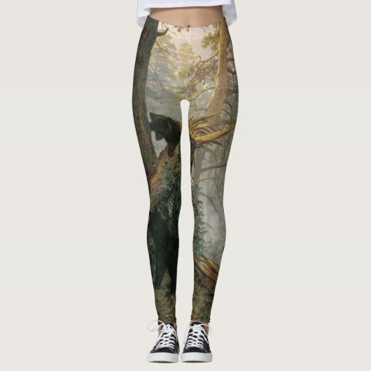 Shiskin's Forest art-leggings Leggings (Voorkant)