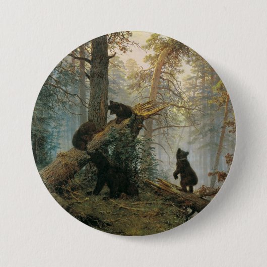 Shiskin's Forest-knop Ronde Button 7,6 Cm (Voorkant)