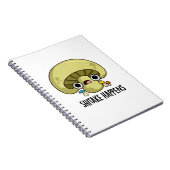 Shitake Gebeurt Grappige Paddenstoel Stijl Notitieboek (Rechterzijde)