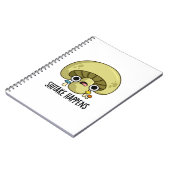 Shitake Gebeurt Grappige Paddenstoel Stijl Notitieboek (Linkerzijde)
