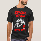 Shito Ryu Karate Kumite Spar Wars Budo T-Shirt (Voorkant)