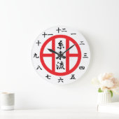 Shitoryu Karate Clock Grote Klok (Huis)