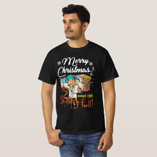 Shitters Full Funny Camper RV Camping T-Shirt (Voorkant volledig)