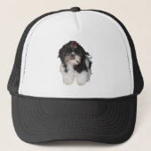 Shitzu Shih Tzu Puppy Dogs Trucker Pet (Voorkant)