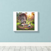 Shiv art canvas afdruk (Insitu (Houten vloer))