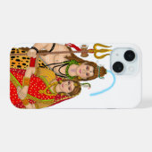 Shiv Parvati Mobiele Hoes iPhone 15 Case (Achterkant horizontaal)
