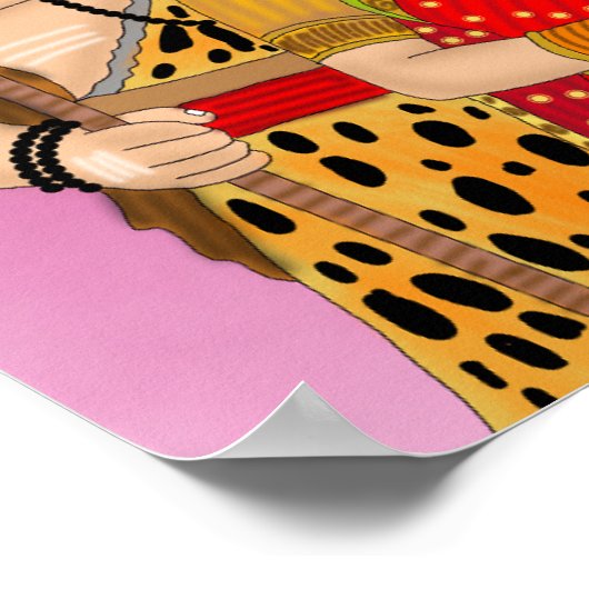 Shiv Parvati-Poster Poster (Hoek)