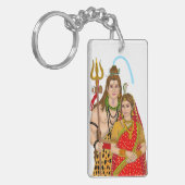 Shiv Parvati Sleutelhanger (Voorkant Links)