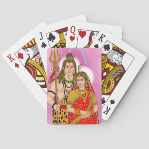 Shiv Parvati speelkaarten