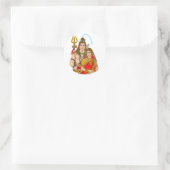 Shiv Parvati Sticker (Tas)