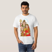 Shiv Parvati T-shirt (Voorkant volledig)