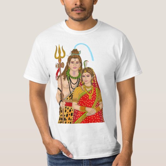 Shiv Parvati T-shirt (Voorkant)