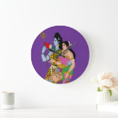 Shiv Parvati Wall Clock Grote Klok (Huis)