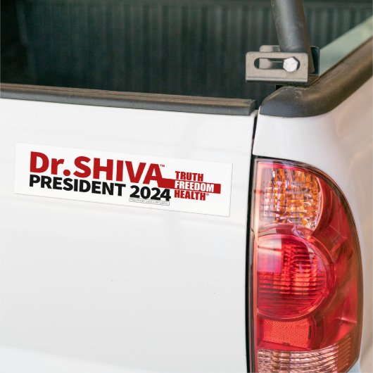 Shiva 4 President Bumpersticker (Op Truck)