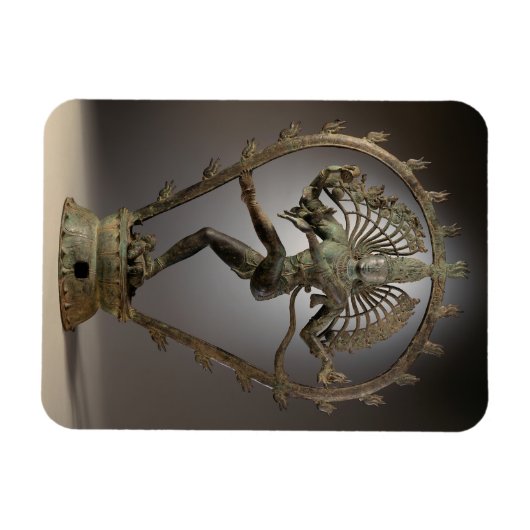 Shiva als de Heer van Dance Magneet (Horizontaal)