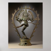 Shiva als de Heer van Dance Poster (Voorkant)