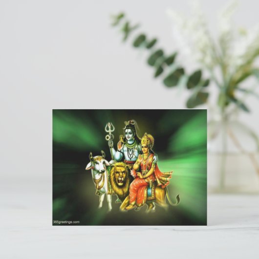 Shiva Briefkaart (Staand voorkant)