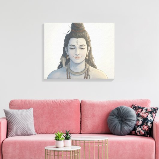 Shiva Canvas Afdruk (Insitu (Woonkamer))